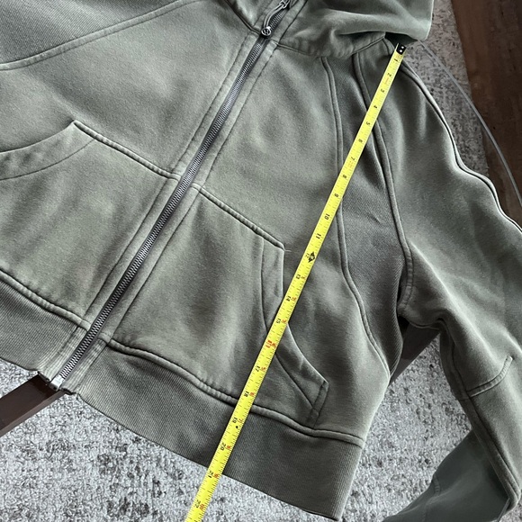 Lululemon Scuba Oversized Full-Zip Casual Hoodie Green Sz M/L - Picture 13 of 13
